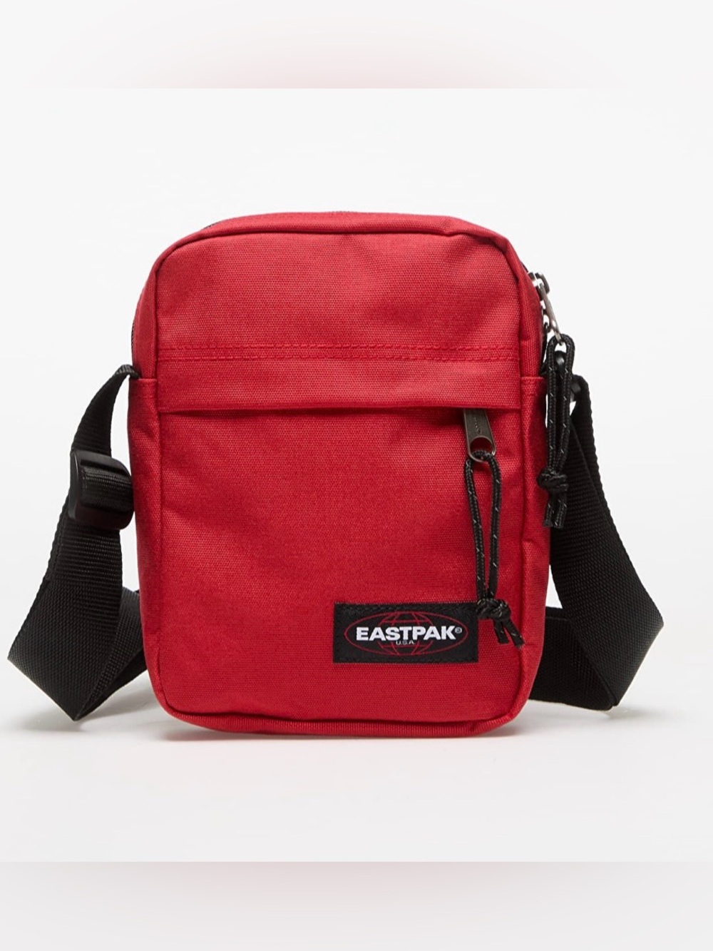 Eastpak Red Compact Crossbody Bag with Black Strap